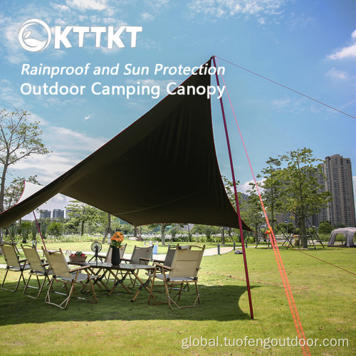 Outdoor rain and sun protection Hexagonal butterfly canopy